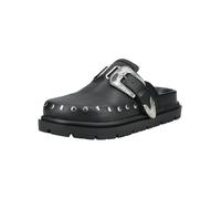 Pantolette STEVE MADDEN "STEVE MADDEN Pantoletten Leder", Damen, Gr. 40, schwarz, Leder, Schuhe (61867541-40) schwarz