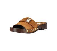Pantolette STEVE MADDEN "STEVE MADDEN Pantoletten Leder", Herren, Gr. 37, chestnut, Leder, Schuhe Pantolette (39423255-37) chestnut