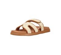 Pantolette STEVE MADDEN "STEVE MADDEN Pantoletten Lederimitat", Damen, Gr. 36, natur, Lederimitat, Schuhe Pantolette (79634463-36) natur