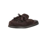 Pantolette STEVE MADDEN "STEVE MADDEN Pantoletten Veloursleder", Damen, Gr. 41, dunkelbraun, Veloursleder, Schuhe Pantolette (29545053-41) dunkelbraun