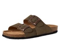 Tamaris Pantolette 17400 Herren Leder Fußbett oliv Gr. 42