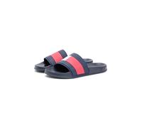 Tommy Hilfiger Core Flag Badesandalen marineblau weiß rot - 42