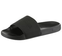 Pantolette TOMMY HILFIGER "TUMBLE HILFIGER POOL SLIDE", Herren, Gr. 42, schwarz, Synthetik, Schuhe Pantolette, Poolslide, Schlupfschuh, Schlappen mit breiter Bandage (60759647-42)