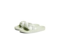 Pantolette TOMMY JEANS "TJW BRAIDED SLIDES", Damen, Gr. 39, mint kombiniert, Textil, Schuhe Pantolette, Sommerschuh, Schlupfschuh, Strandschuh mit geflochtener Bandage (56129343-39) mint kombiniert