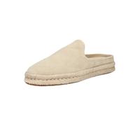 Pantolette TOMS "TOMS Pantoletten Veloursleder", Damen, Gr. 47,5, beige, Veloursleder, Schuhe Pantolette (34610546-47,5)