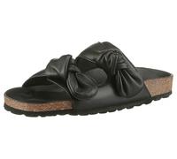 Pantolette VERBENAS "Rain", Damen, Gr. 41, schwarz, Glattleder, Schuhe Pantolette, Sommerschuh, Schlappen, Strandschuh, Hausschuh zum Schlupfen (37638947-41)