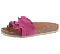 VERBENAS Rocio Serraje Volante Pantolette Rosa