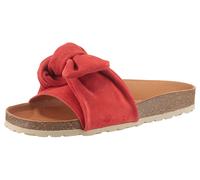 Pantolette VERBENAS "Roxy Roda", Damen, Gr. 39, rot, Veloursleder, Schuhe Pantolette, Sommerschuh, Schlappen, Strandschuh zum Schlupfen (24665023-39)