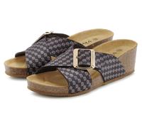 VIVANCE Pantolette Damen schwarz/lila Gr.39