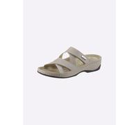 Pantolette WALDLÄUFER, Damen, Gr. 36, beige, Leder, Schuhe Pantolette (16638557-36) beige