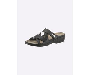 Pantolette WALDLÄUFER, Damen, Gr. 38, schwarz, Leder, Schuhe Pantolette (90105454-38) schwarz