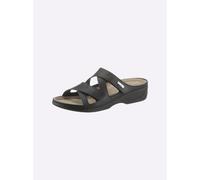Pantolette WALDLÄUFER, Damen, Gr. 40, schwarz, Leder, Schuhe Pantolette (90105454-40) schwarz
