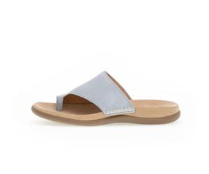 Pantoletten aquamarin - Gr. - 41