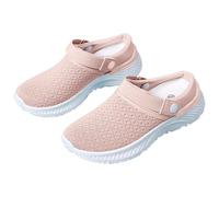 Pantoletten Clogs & Orthopädische Für Damen Mesh Atmungsaktiv Fersensporn Schuhe Damen Mit Air Cushion Schuhe Weite H Sommer Slip-On Walkingschuhe Sandalen Flache Sohle Sandals Schlupfschuhe