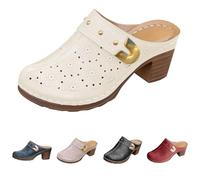 Pantoletten für Damen, Blockabsatz, orthopädische Slides mit Fußgewölbeunterstützung, weite Passform, Wandersandalen für Damen, Diabetes-Sandalen für Plantarfasziitis, Sommer, Strand, Clogs
