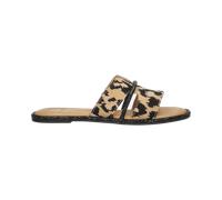 Pantoletten o.Fußbett A.b.35mm beige (leopard) - Gr. - 41