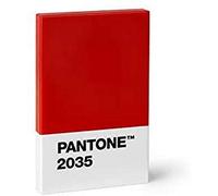 Pantone Design-Kartenetui Kredit- und Visitenkartenhalter, Red 2035, rot