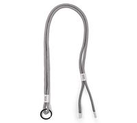 PANTONE Design-Schlüsselband Adjustable Lanyard, Cross Body Key Chain, verstellbarer Schlüsselanhänger zum Umhängen, robust und farbenfroh, Cool Gray 9