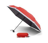 Pantone Taschenschirm / Regenschirm mit Reise-Etui - red 2035 - Ø 90 cm, Etui: 22 x 6,5 cm