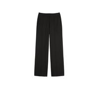 Pants, long leg culotte, fitted at waist, waistband, zip-fly BLACK 36 BLACK