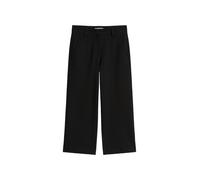 Pants, medium rise, wide leg, cropped BLACK 34 BLACK