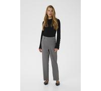 Marlene-Hose KAFFE "Hose KAellie", Damen, Gr. 38, N-Gr, grau (grau melange, chalk stripe), Obermaterial: 96% Polyester PES. 4% Elasthan EL., Hosen (81688169-38) grau melange, chalk stripe