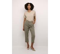 Marlene-Hose KAFFE "Hose KAsakura", Damen, Gr. 38, N-Gr, blau (vetiver), Obermaterial: 77% Polyester Pol. recyc.. 18% Viskose CV. 5% Elasthan EL., Hosen (42007211-38) vetiver