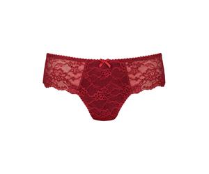 Panty ANITA "Shorty Bobette", Damen, Gr. 40, rot (rubin), Spitze, Obermaterial: 80% Polyamid PA. 13% Polyester PES. 7% Elasthan EL., Unterhosen Panty (72398902-40) rubin