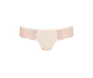 Panty ANITA "Shorty Colette", Damen, Gr. 40, beige (crystal), Spitze, Obermaterial: 52% Polyamid PA. 26% Polyester PES. 13% Elasthan EL. 9% Viskose CV., Unterhosen Panty (71879100-40) crystal