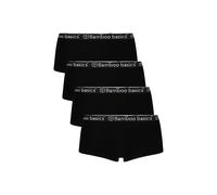 Panty BAMBOO BASICS "Panty IRIS 4er Pack", Damen, Gr. L, schwarz, Obermaterial: 68% Viskose CV. 28% Baumwolle CO. 4% Elasthan EL., Unterhosen Panty (95734361-L) schwarz