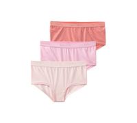 Panty BENCH., Mädchen, Gr. 134/140, 3 Stk., orange (rosa, pink, koralle), Single Jersey, Obermaterial: 92% Baumwolle, 8% Elasthan (LYCRA), bedruckt, Unterhosen Panty, mit Pünktchen Print (42278949-134