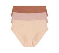 Panty BONPRIX, Damen, Gr. 36/38 (S), 3 Stk., rosa (rosenholz, mattbeige, mittelbraun), Obermaterial: 84% Polyamid, 16% Elasthan, Unterhosen Panty, nahtlose Verarbeitung, unsichtbar unter der Kleidung