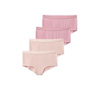 Panty BUFFALO "für Mädchen", Mädchen, Gr. 170/176, 4 Stk., bunt (rose, pink), Single Jersey, Obermaterial: 92% Baumwolle, 8% Elasthan, unifarben, Unterhosen Panty, mit bequemen Taillenbündchen (565908