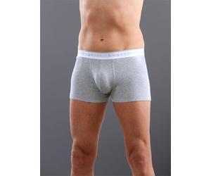 Panty BUGATTI, Herren, Gr. 6, 1 Stk., grau (grau, meliert), 100% Baumwolle, Unterhosen Panty (281637-6) grau, meliert