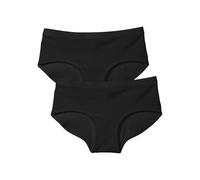 Panty CALIDA "Benefit Women", Damen, Gr. S (40/42), schwarz, Single Jersey, Obermaterial: 94% Baumwolle, 6% Elasthan, unifarben, normal, Unterhosen Panty, Low-Cut, elastischer Single Jersey, weich (34