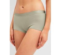 Panty CALIDA "Cate", Damen, Gr. L (48/50), tea grün, Single Jersey, Obermaterial: 92% Baumwolle, 8% Elasthan, normal, Unterhosen Panty, glänzendes Satin-Detail, elastischer Single Jersey, regular-cut,