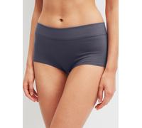 Panty CALIDA "Elastic", Damen, Gr. L (48/50), graystone, Single Jersey, Obermaterial: 94% Baumwolle, 6% Elasthan, körpernah, Unterhosen Panty, mit breitem Elastikbund, sportlicher Look, Single Jersey-