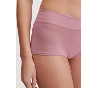 Panty CALIDA "Elastic", Damen, Gr. S (40/42), lila (lilas), Single Jersey, Obermaterial: 94% Baumwolle, 6% Elasthan, körpernah, Unterhosen, mit breitem Elastikbund, sportlicher Look, Single Jersey-Qua