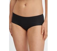 CALIDA Damen Panty - Essential Cotton, Low Cut, Jersey, einfarbig Schwarz S (40/42)