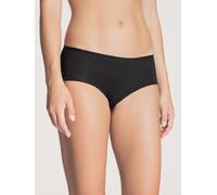 Calida Panty Natural Comfort Damen, niedrig geschnitten, aus hochwertiger Baumwolle, Schwarz XS