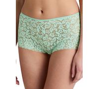 Panty CALIDA "Natural Comfort Lace", Damen, Gr. XS (36/38), grün (soft grün), Spitze, Obermaterial: 86% Polyamid, 14% Elasthan, unifarben, figurbetont, Unterhosen Panty, elastische Spitze, Regular-Cut