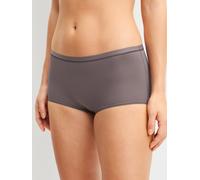 Panty CALIDA "Sleek Skin", Damen, Gr. XS (36/38), grau (sparrow braun), Single Jersey, Obermaterial: 73% Polyamid, 27% Elasthan, körpernah, Unterhosen Panty, weich, elastischer Bund, schmaler Schnitt 