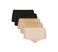 Chantelle Slip SoftStretch - nahtlos, High Waist - 5er-Pack - Schwarz/Nude/Nude-Blush, Einheitsgröße