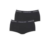 Panty COPENHAGEN STUDIOS "mit softem Logobund", Damen, Gr. M (38), schwarz, Feinripp, Obermaterial: 96% Baumwolle, 4% Elasthan (LYCRA), unifarben mit Farbeinsatz, körpernah, Unterhosen, aus gerippter