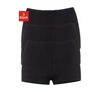 Panty, Damen, Gr. 40/42, schwarz, Obermaterial: 95% Baumwolle, 5% Elasthan, PETITE FLEUR BY LASCANA, unifarben, körpernah, Unterhosen Panty, aus elastischer Baumwoll-Qualität, Topseller (205449-40) sc