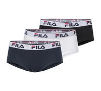 Panty FILA, Mädchen, Gr. 158/164, schwarz, weiß, navy, Single Jersey, Obermaterial: 67% Baumwolle, 28% Polyester, 5% Elasthan, körpernah, Unterhosen Panty, mit Logoschriftzug, elastisch, Cotton-Mix (9