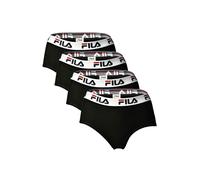 Panty FILA "Panty 4er Pack", Damen, Gr. M, schwarz, Obermaterial: 95% Baumwolle CO. 5% Elasthan EL., Unterhosen Panty (61066613-M) schwarz