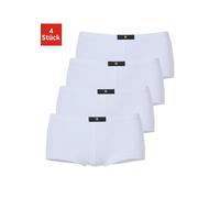 Panty H.I.S, Damen, Gr. 56, weiß, Jersey, Obermaterial: 95% Baumwolle, 5% Elasthan, unifarben, körpernah, Unterhosen Panty, aus elastischer Baumwoll-Qualität (526644-56) weiß