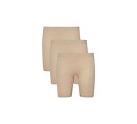 Panty JOCKEY "Panty Skimmies Slipshort 3er Pack", Damen, Gr. XXL, beige, Obermaterial: 85% Polyamid PA. 12% Elasthan EL. 3% Baumwolle CO., Unterhosen Panty (36544525-XXL) beige