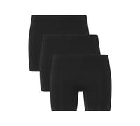 Panty JOCKEY "Skimmies", Damen, Gr. L, 3 Stk., schwarz, Single Jersey, Obermaterial: 85% Polyamid, 12% Elasthan, 3% Baumwolle, unifarben, eng, Unterhosen Panty, (3er Pack), Nahtlos, kürzere Passform (